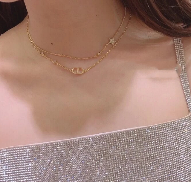 Double Chain Star Necklace