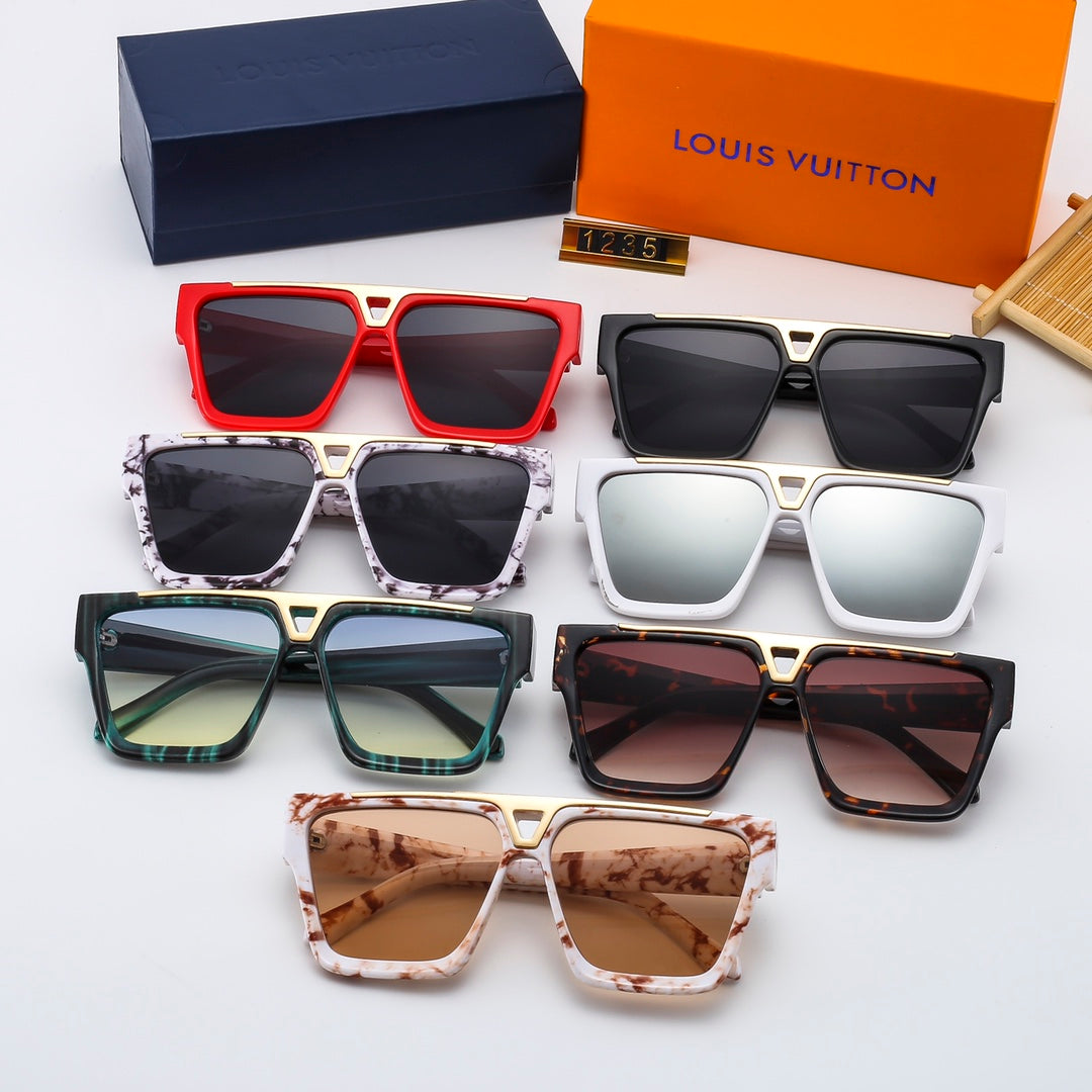 Fashionable and hot selling 7 colors sunglasses 1234