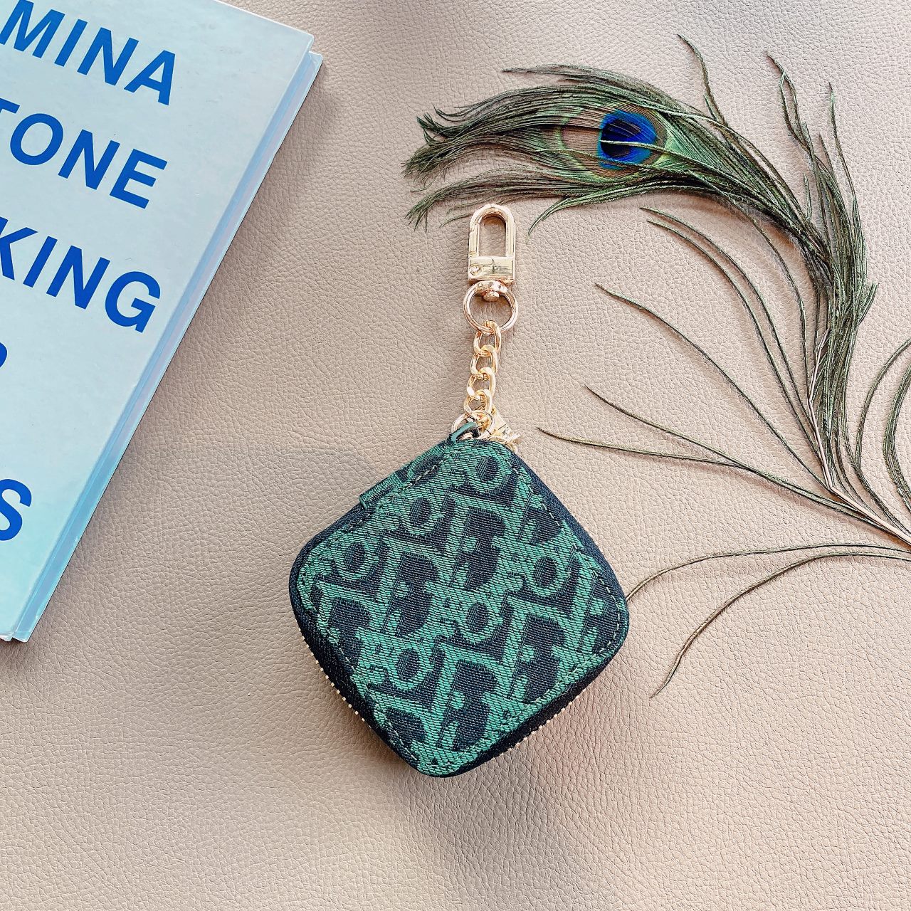 Embroidered Canvas AirPods Case