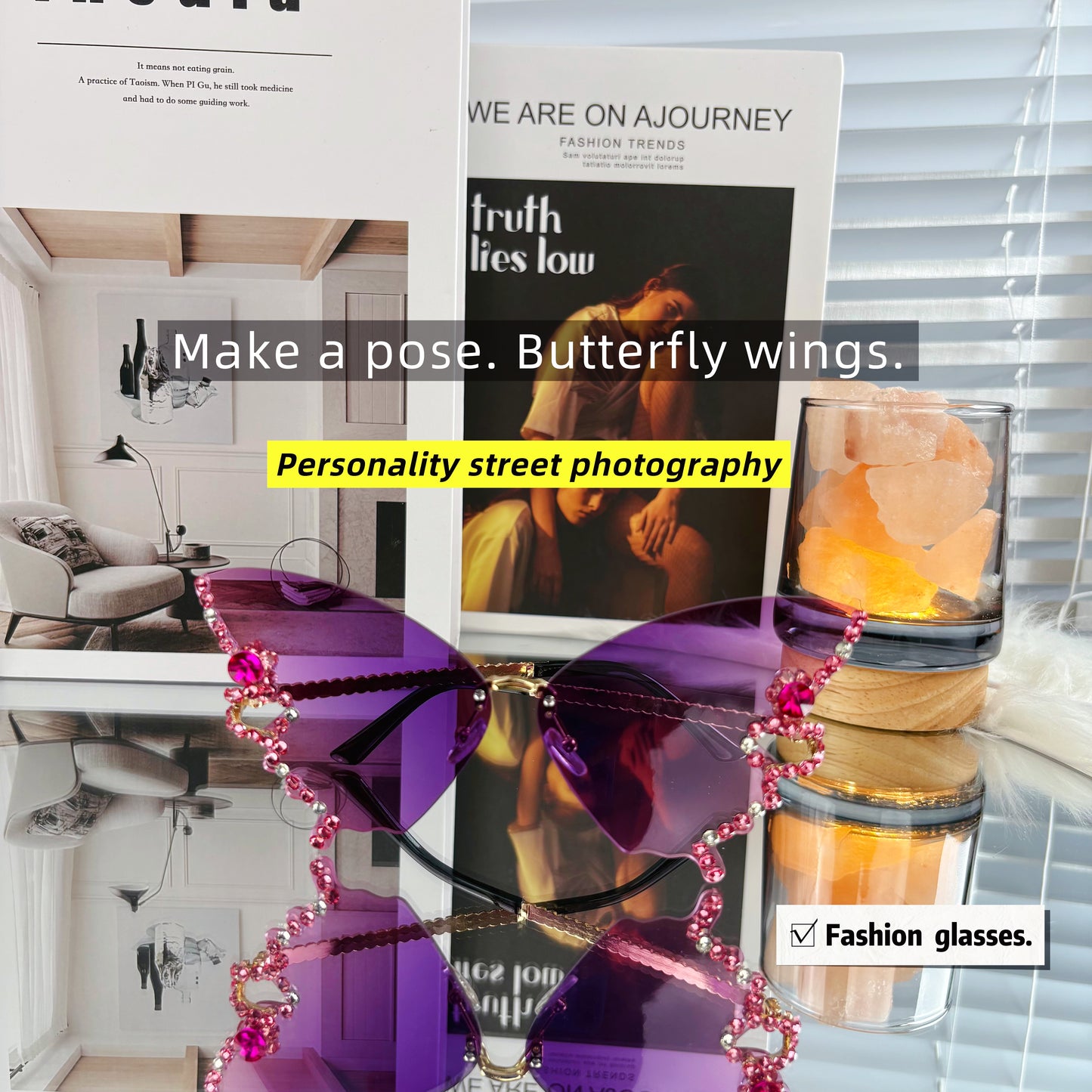 The most popular butterfly sunglasses in summer 2025. Different colors bring you different experiences, suitable for different scenes such as travel, play, party, dance, beach, shopping, etc.