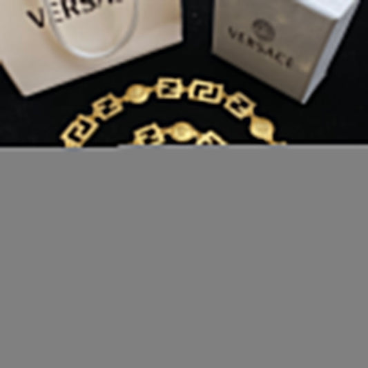 Vintage Maze Bracelet Necklace Set