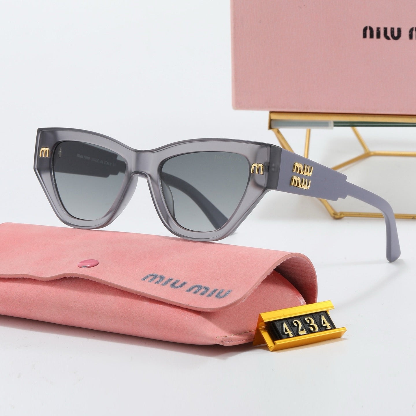 5 colors of fashionable and popular small frame sunglasses 4234