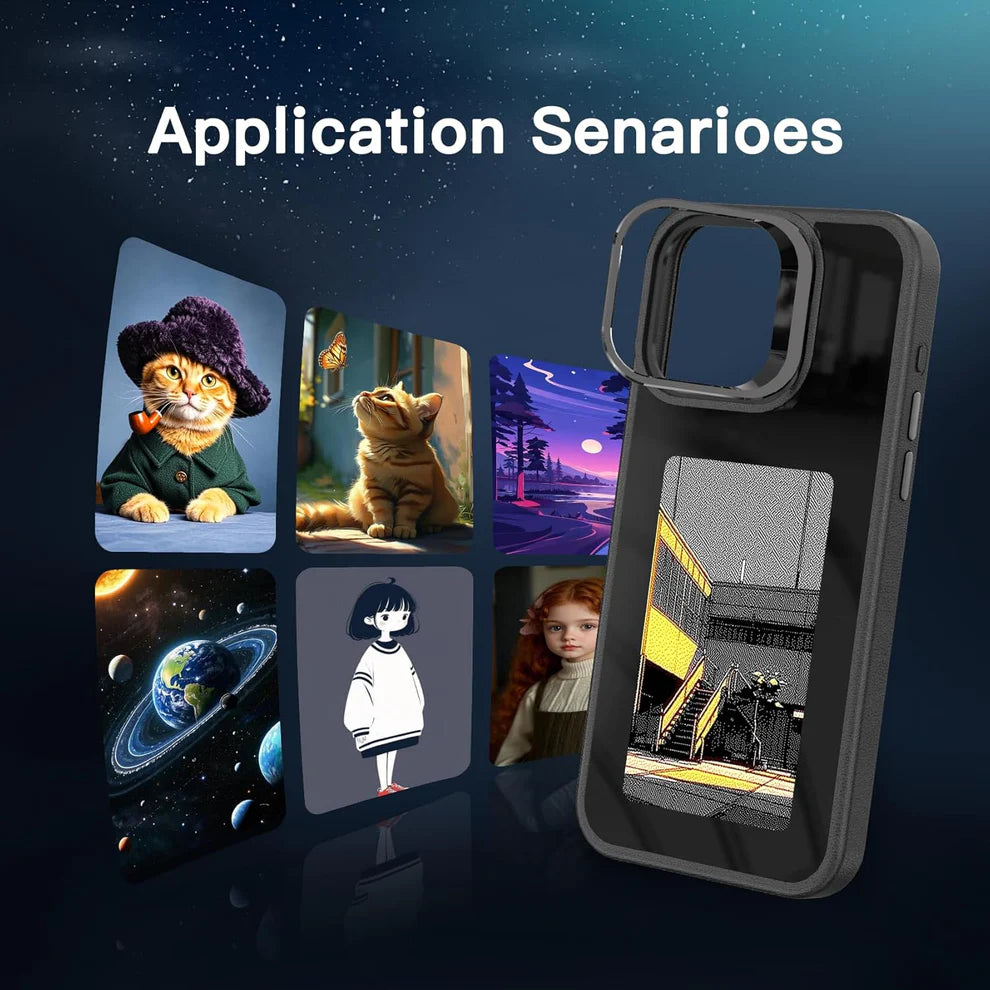 iPhone 16 pro 4-color HD 4.0-inch large screen, built-in lens holder, the best smart NFC phone case