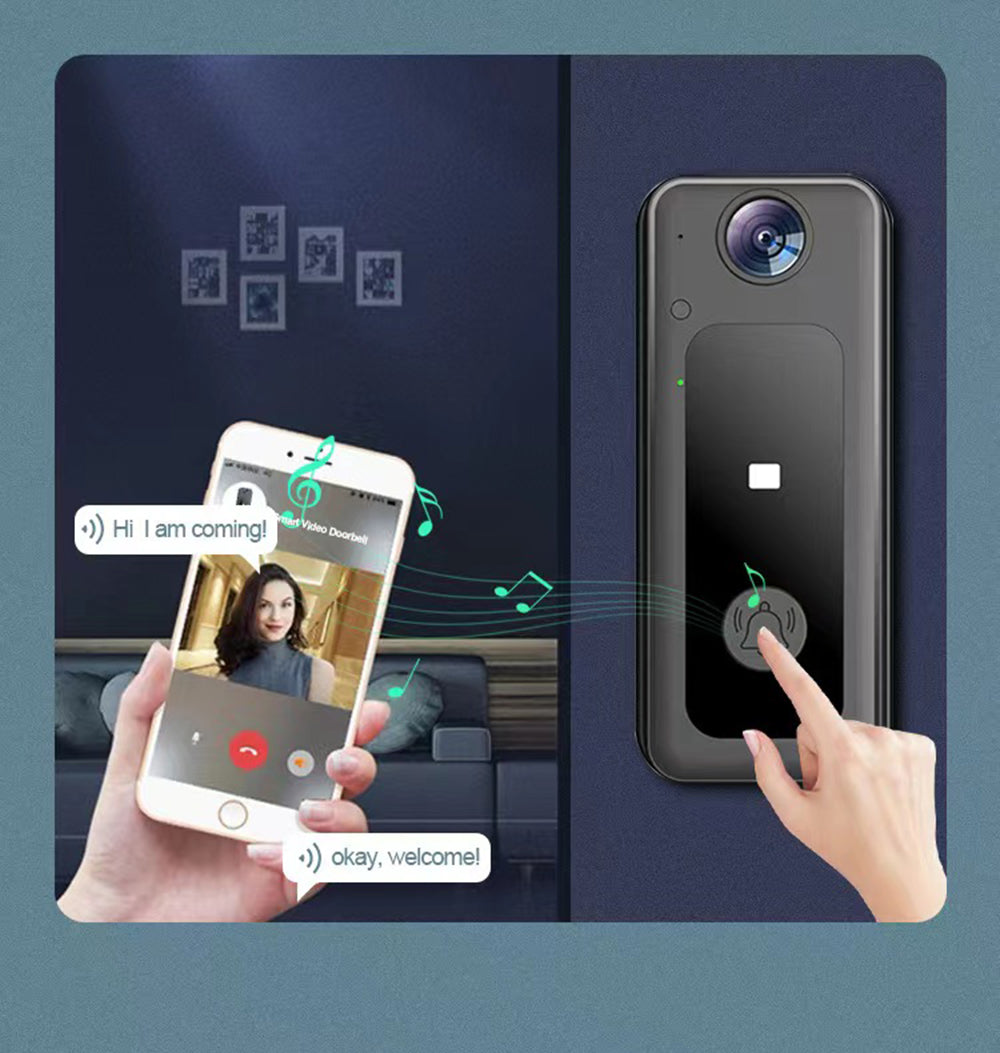 Video Doorbell (newest model) – Head-to-toe HD view, and simple setup