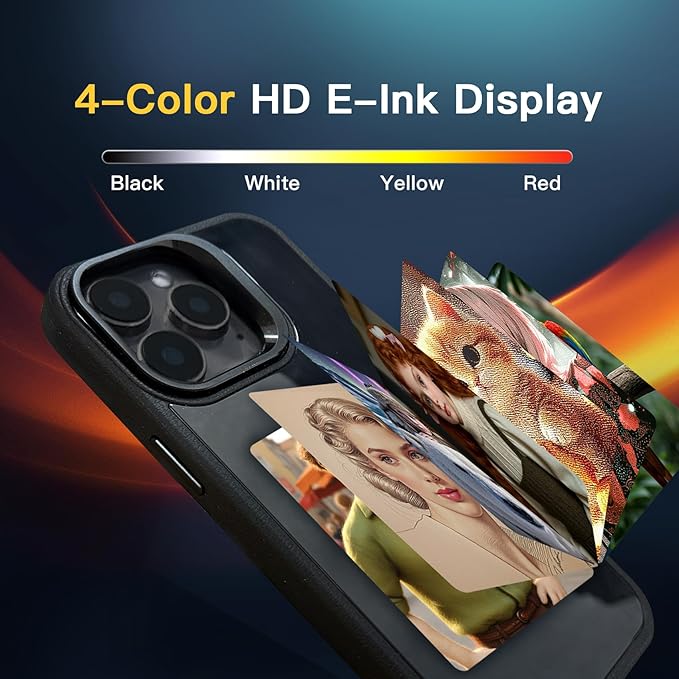 iPhone 16 pro 4-color HD 4.0-inch large screen, built-in lens holder, the best smart NFC phone case