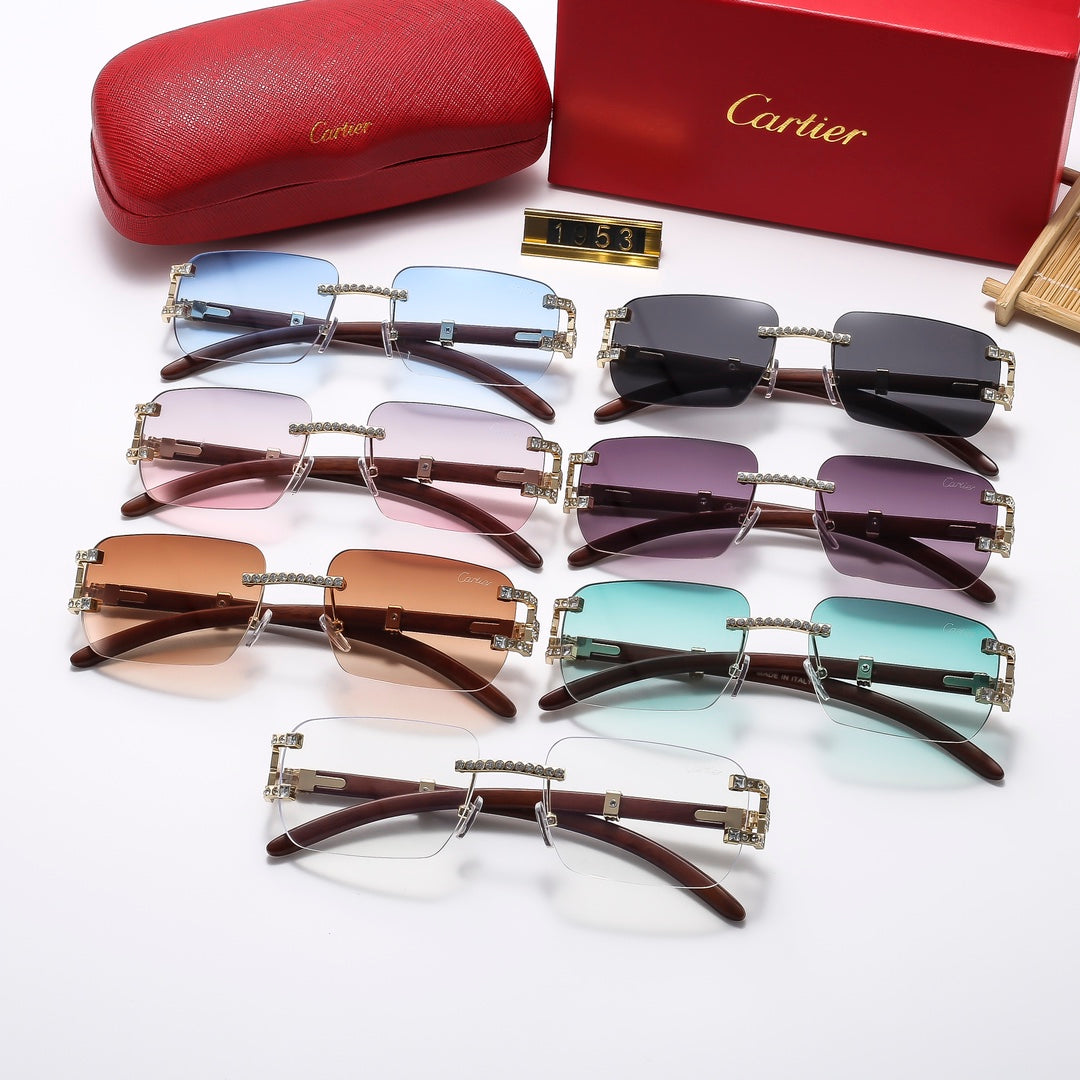 6 Colors Dimond Sunglasses—1953