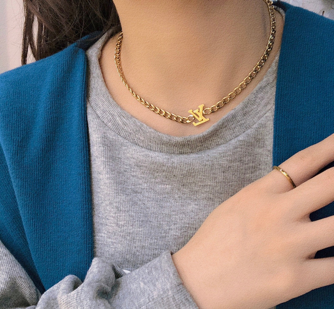 Fashion Cookie Logo Necklace