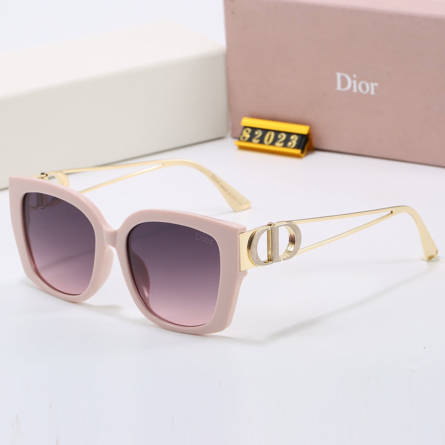 6 colors new style metal temple hot sunglasses 82023