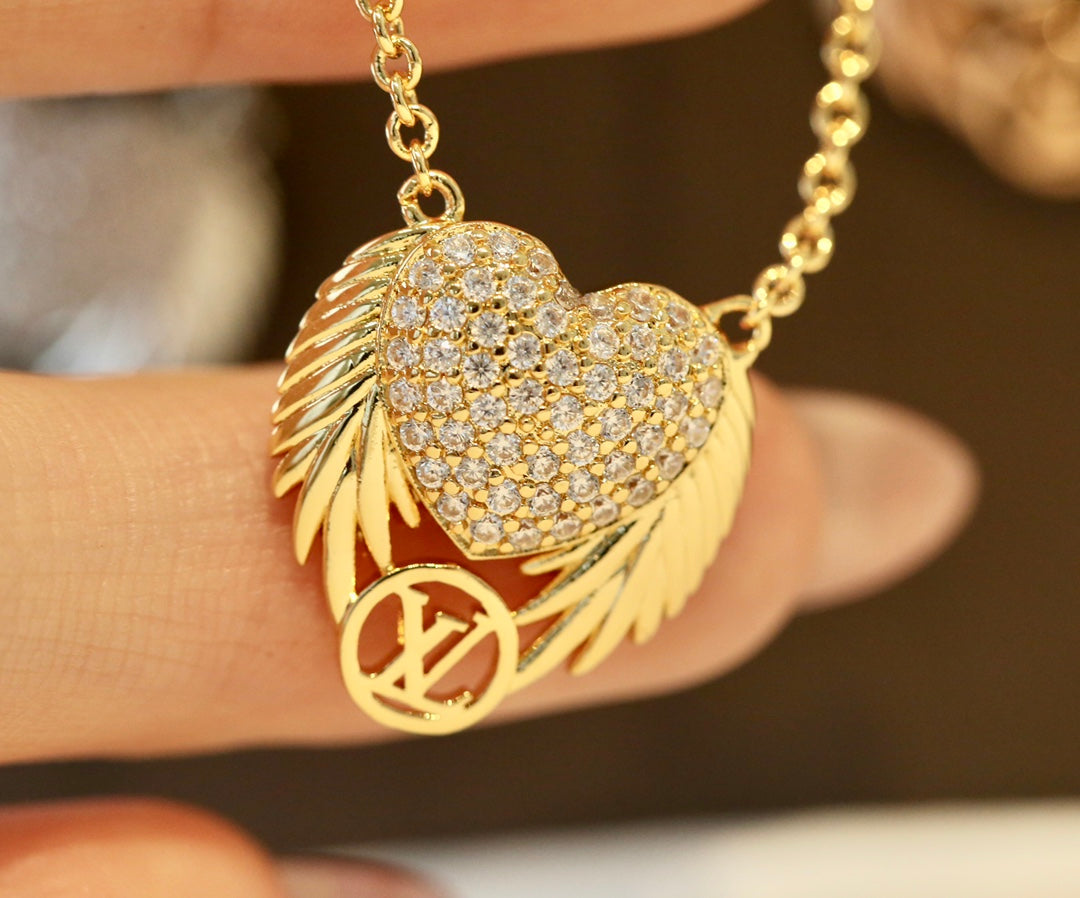 Love Angel Diamond Necklace