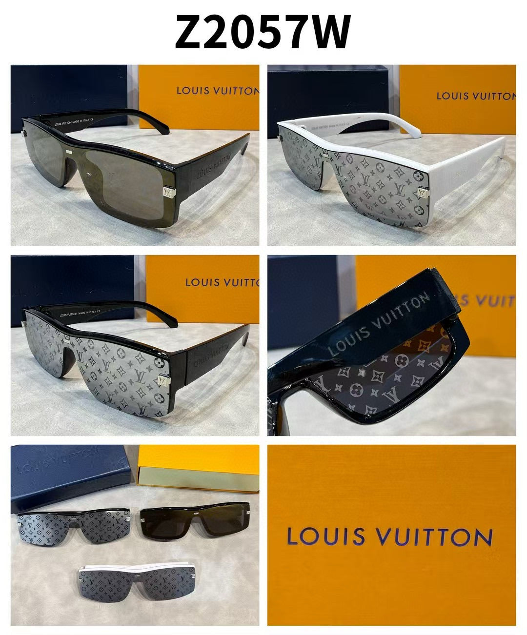 3 colors hot print sunglasses