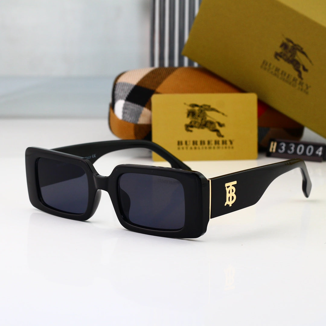 Retro Plaid Square Sunglasses 33004