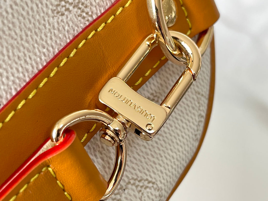 Intricately patterned coated canvas bag