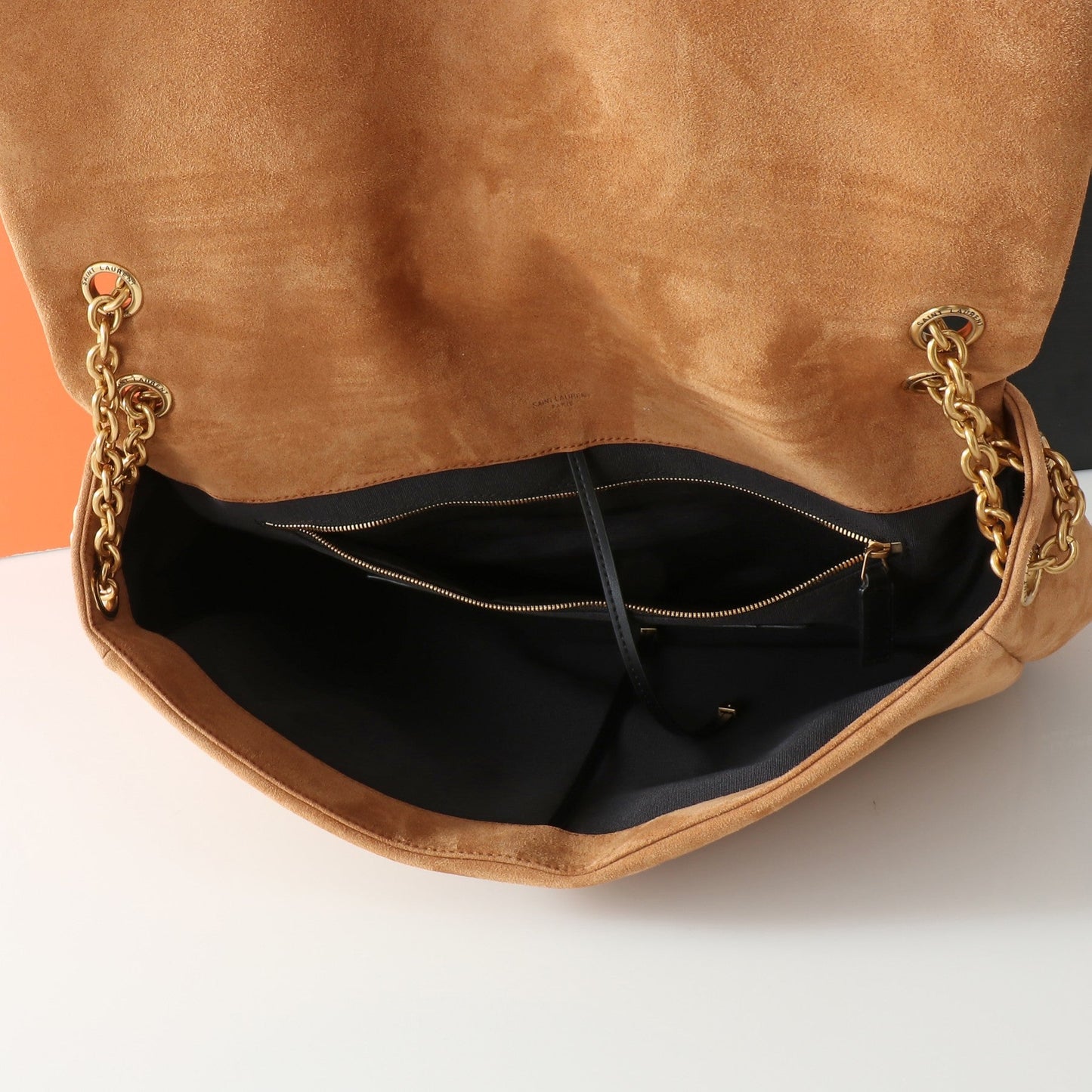 Nubuck leather bag