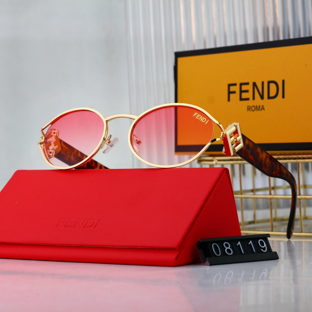 New curved nylon high-definition lens sunglasses, half-frame design shows elegance