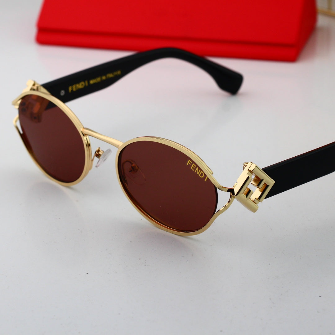 New curved nylon high-definition lens sunglasses, half-frame design shows elegance