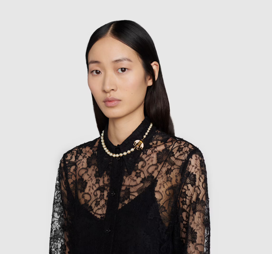 Fashion Bee Pearl Necklace