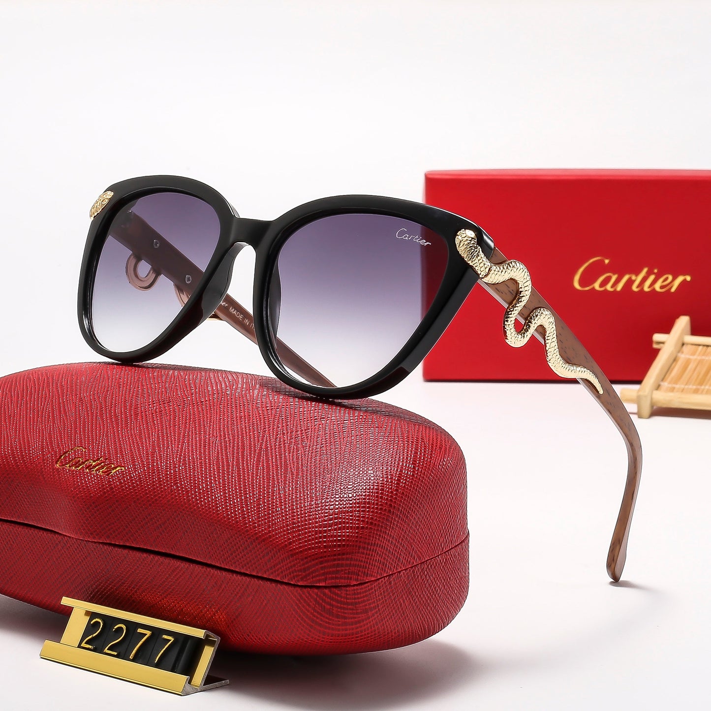 7 colors golden snake logo hot sunglasses