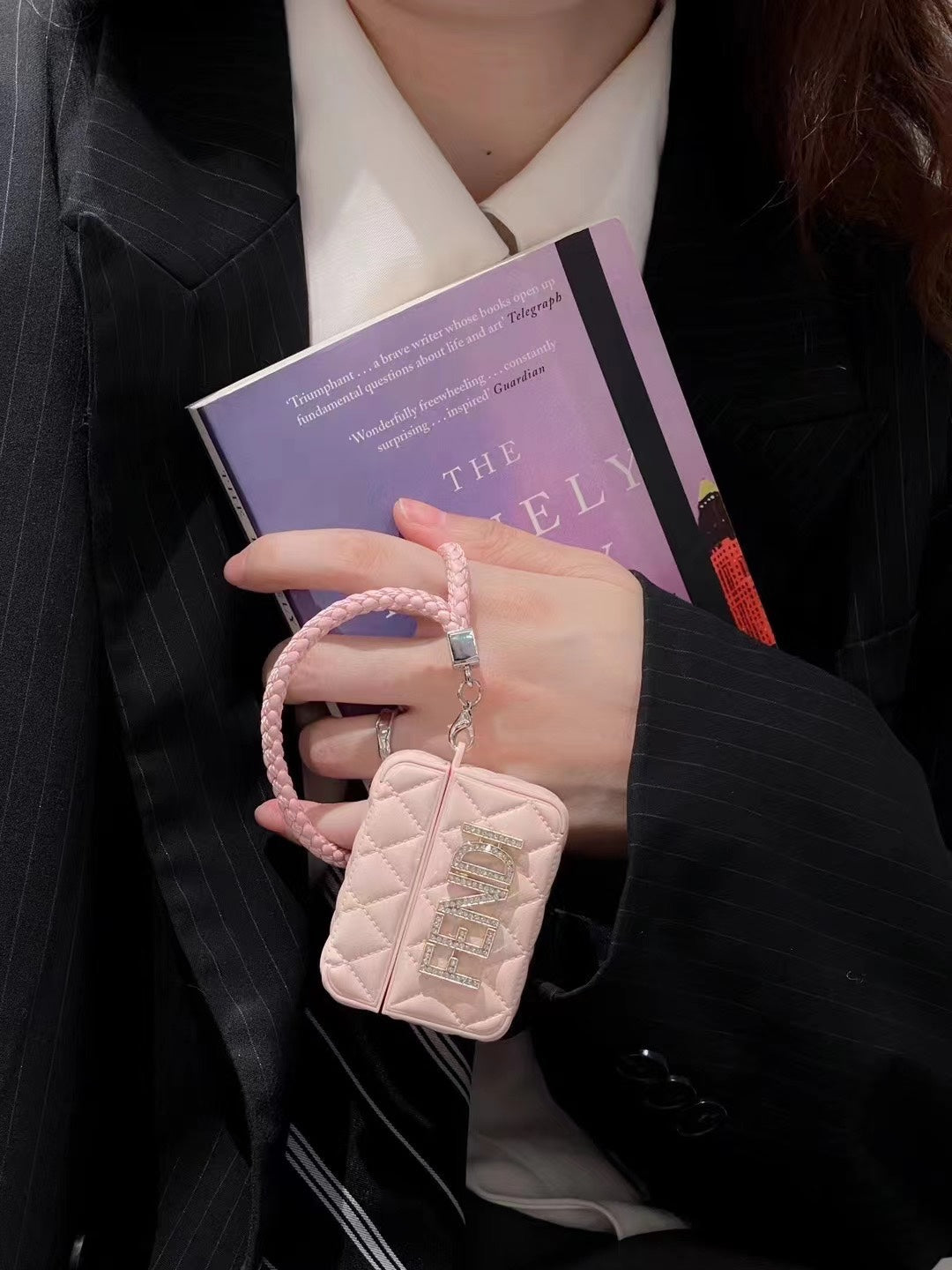 Diamond leather AirPods Case