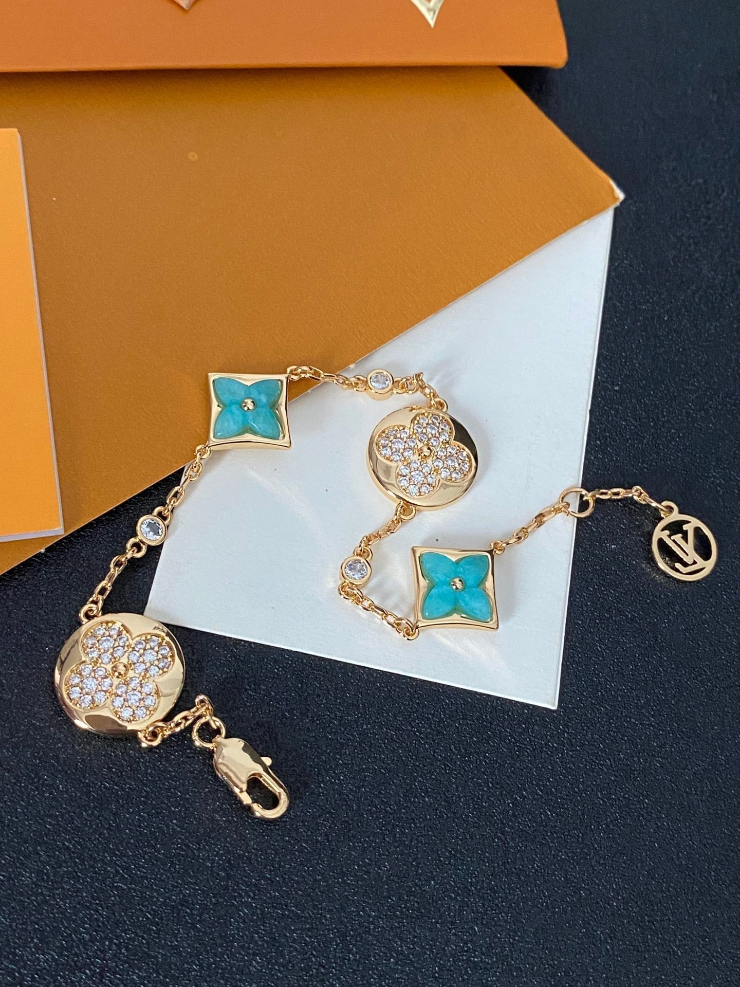 Rhinestone Gem Bracelet