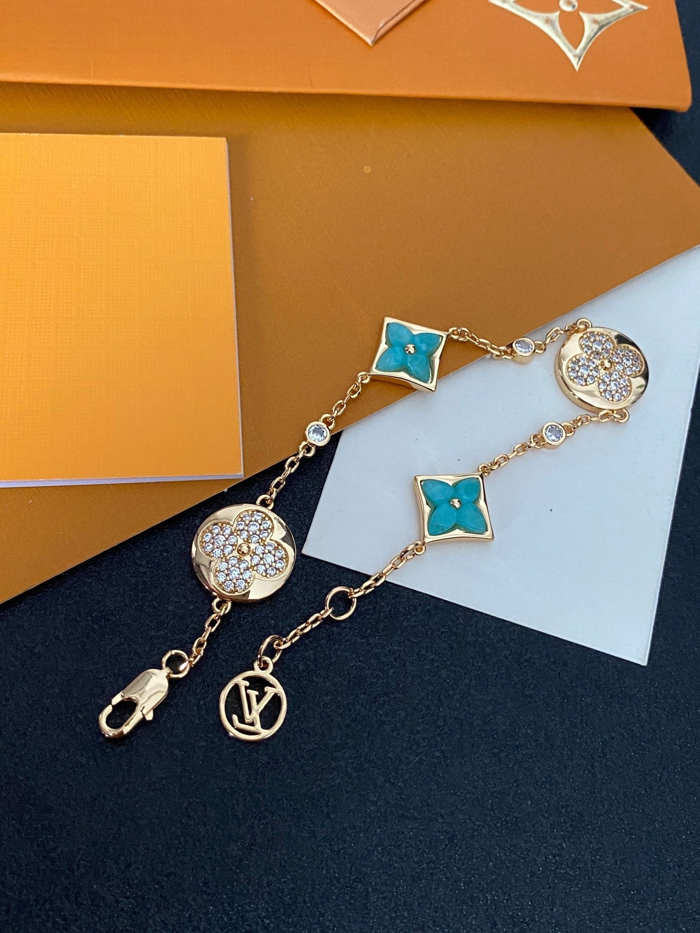 Rhinestone Gem Bracelet