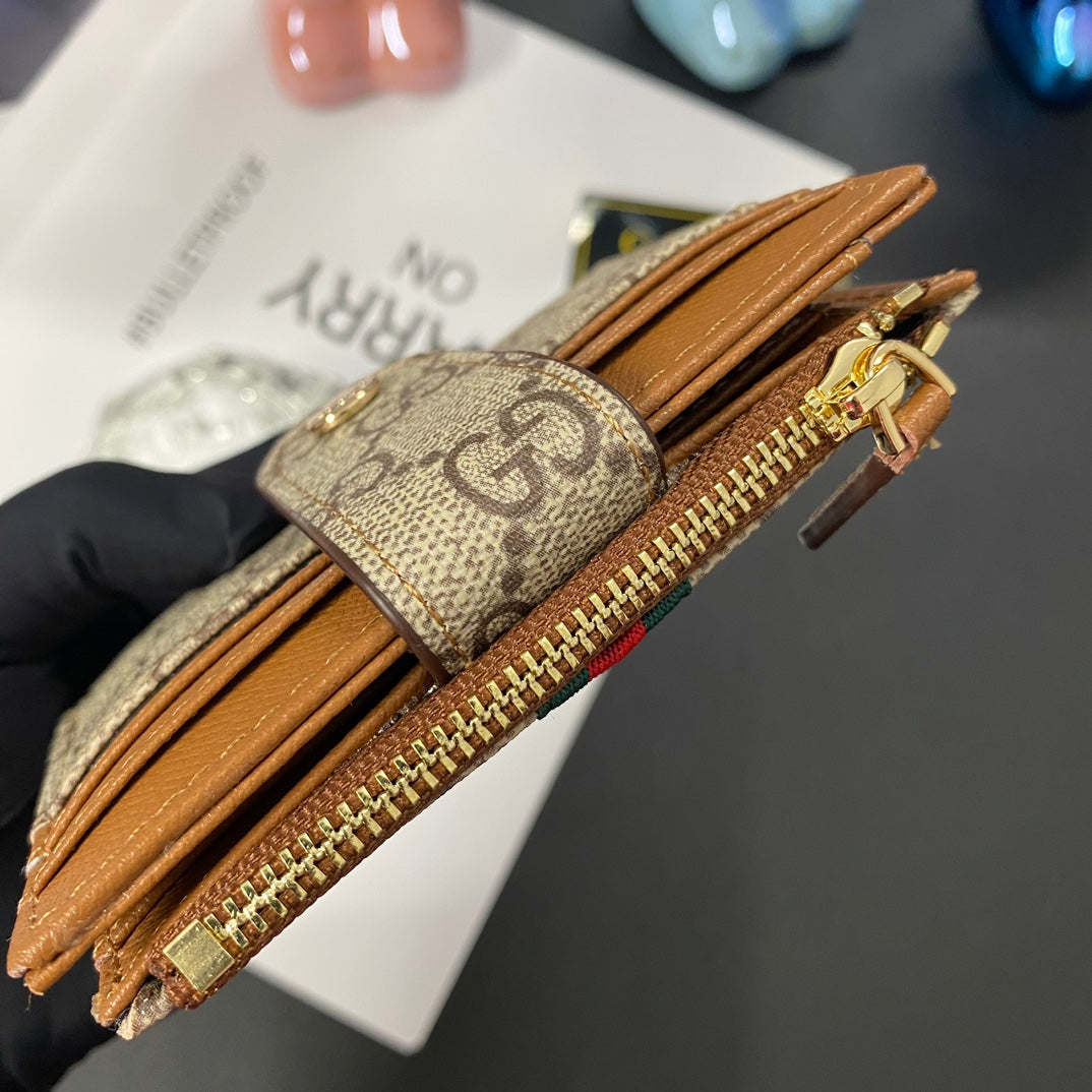 Leather G Card Holder