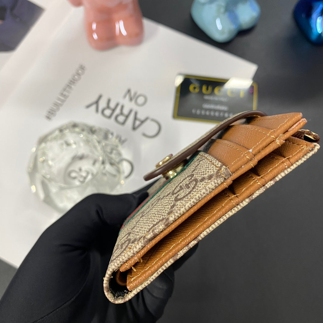 Leather G Card Holder