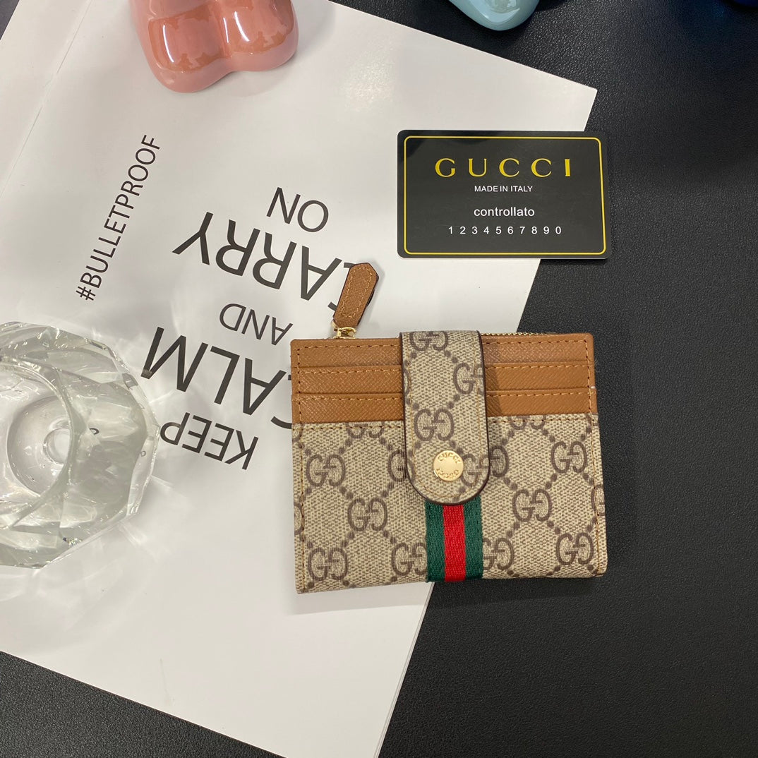 Leather G Card Holder