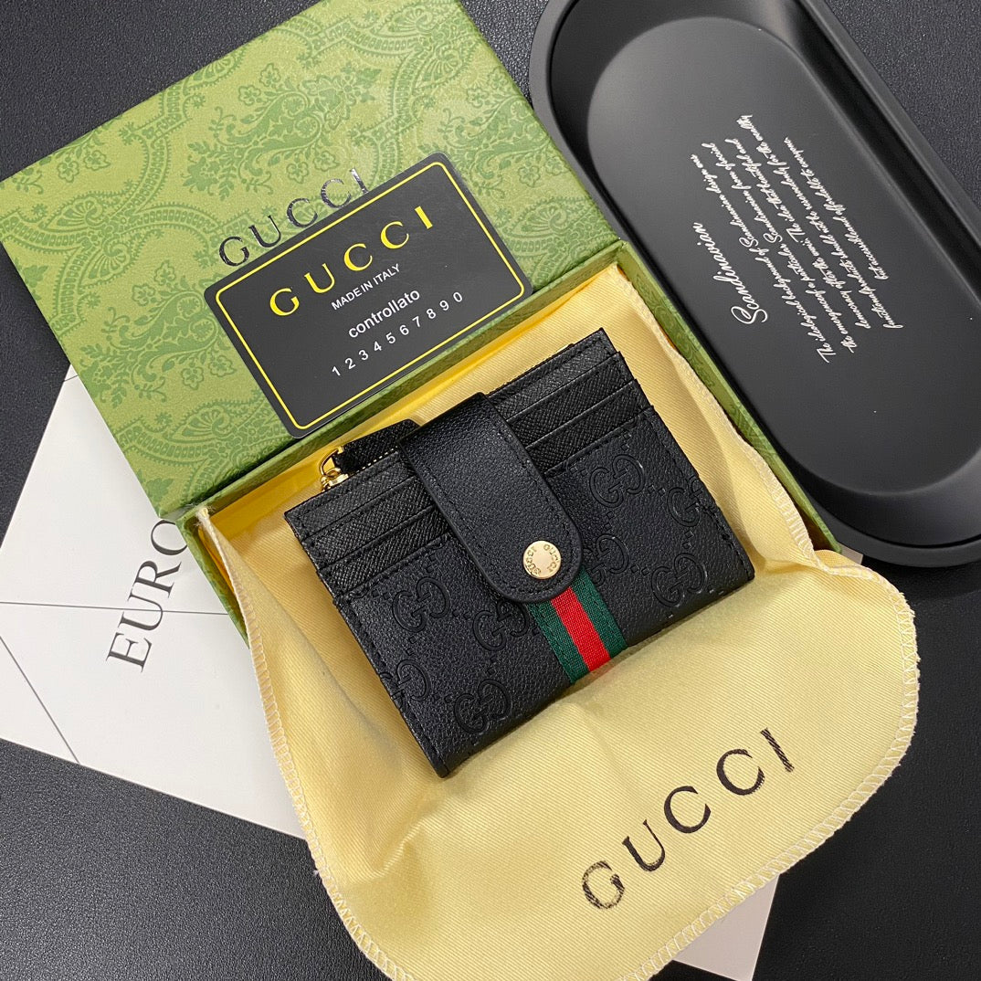 Leather G Card Holder