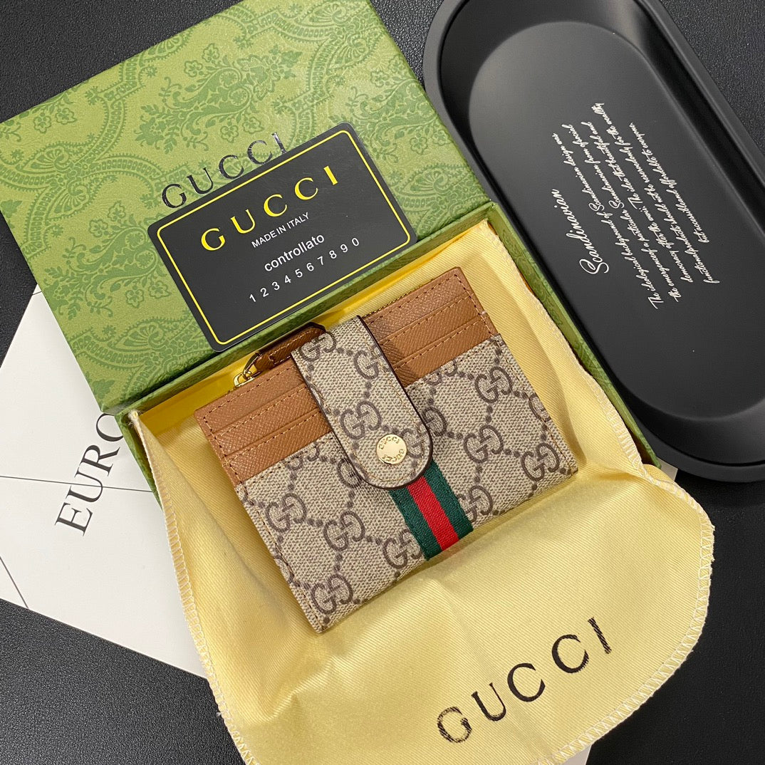 Leather G Card Holder