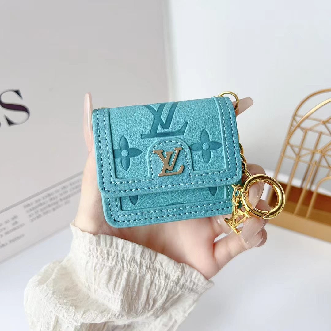 Multicolor Leather Earphone Case