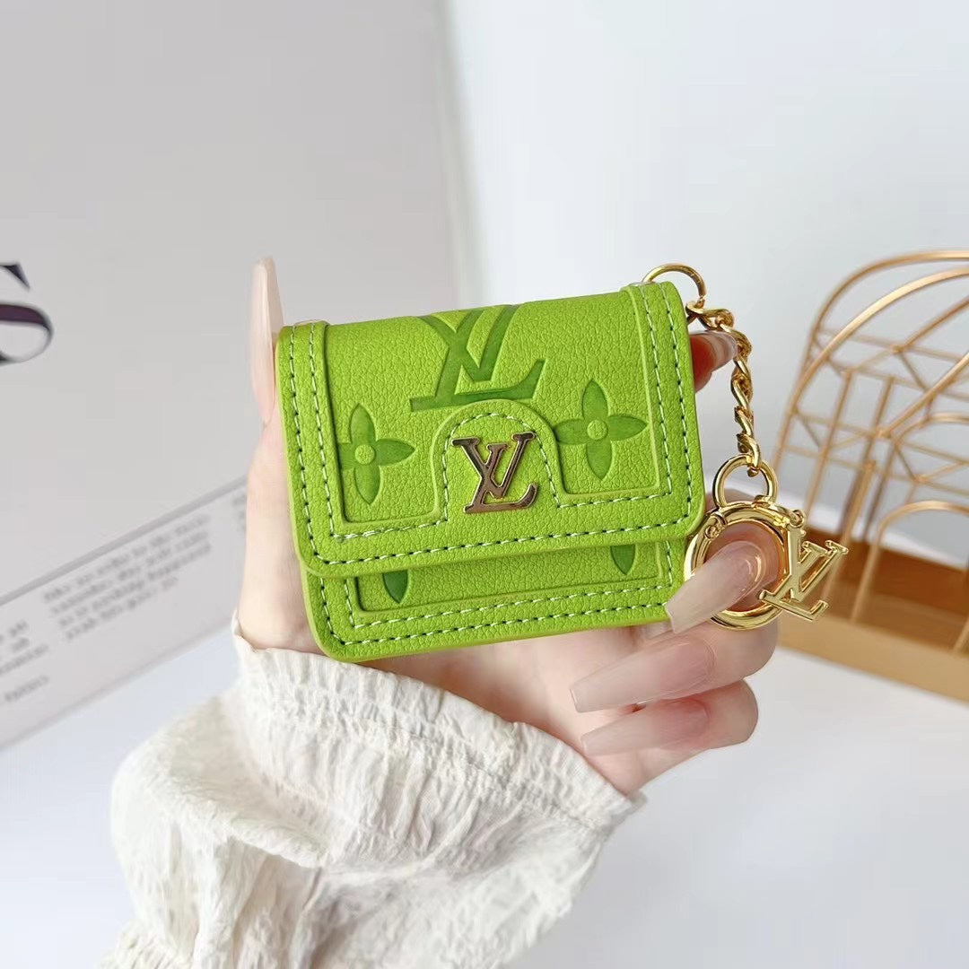 Multicolor Leather Earphone Case