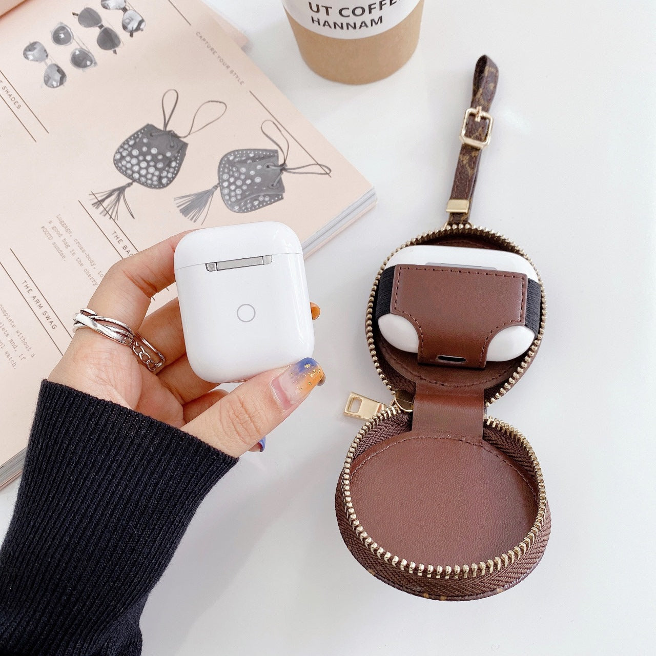Leather AirPods case