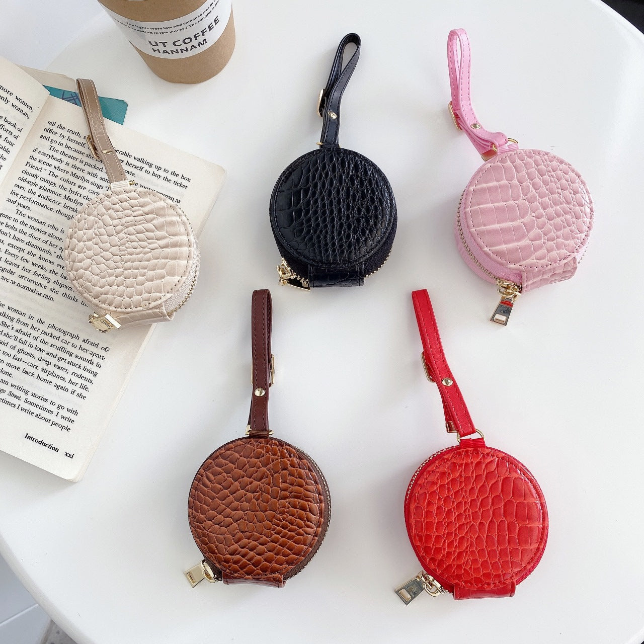 Crocodile leather AirPods case