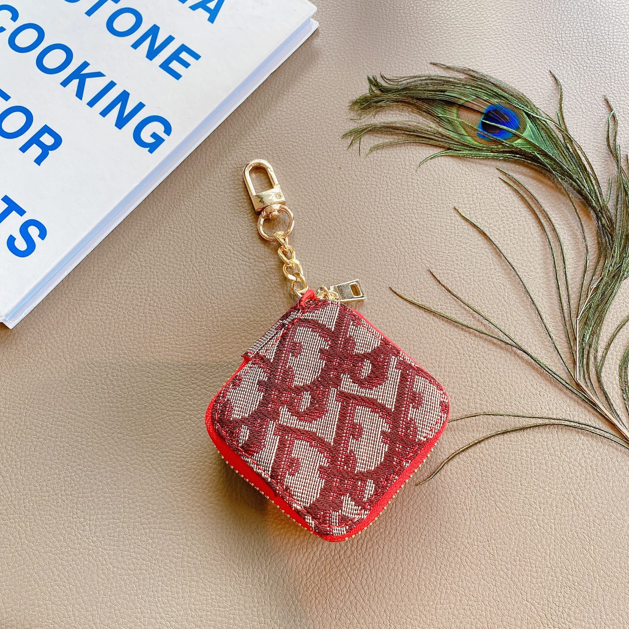 Embroidered Canvas AirPods Case