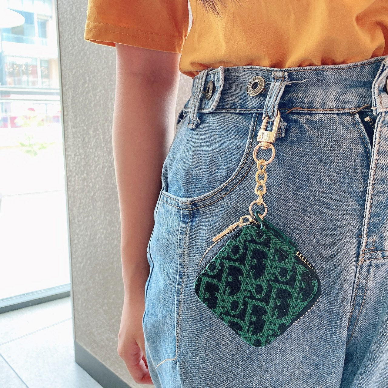 Embroidered Canvas AirPods Case